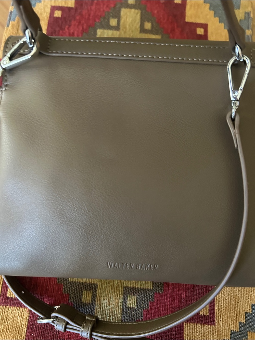 Walter Baker Taupe Mini Top-Handle Crossbody - Picture 5 of 7